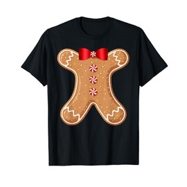 Gingerbread Man Cookie Costume Adult Kids Men Women T-Shirt
