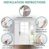 HOMEIDEAS Side Door Window Curtains, Front Door Curtains for Small