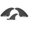 3PCS Surf Fin Set Flexible Stable Lightweight Durable PVC Surfboard