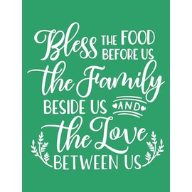 Bless The Kitchen Self-Adhesive Silk Screen Stencils,Family Screen Printing Stencils for Craft Cooking Chalk Paste Stencil Transfers Winter Reusable Stencils for Painting on Windows Fabric Flag