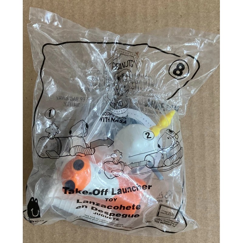 McDonald's Happy Meal Toy Peanuts #8 TAKE OFF LAUNCHER NEW