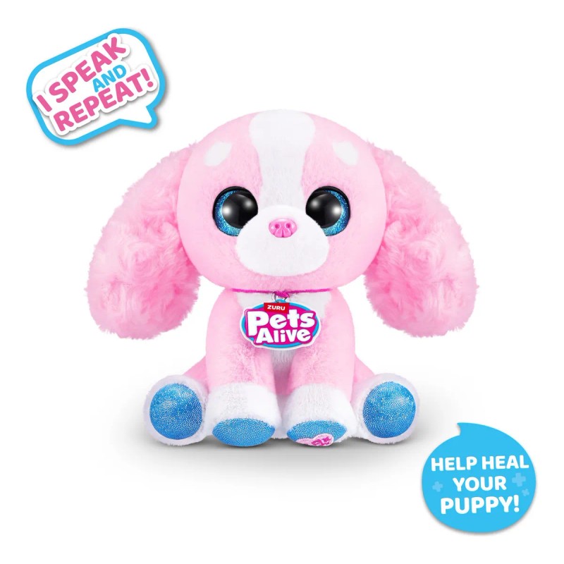Zuru Pets Alive Peluche Puppy Rescue Cocker Spaniel