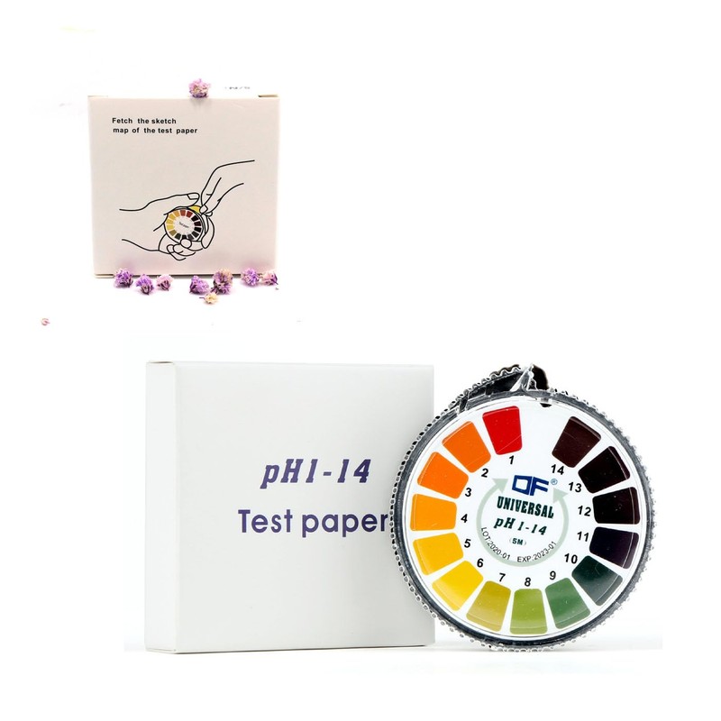 Mirhua pH Testing Paper, Litmus Paper, 2-Pack, pH0-14 Sampler, 5