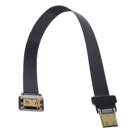 xiwai CYFPV Mini HDMI Male to Mini HDMI Female Extension FPC Flat Cable 1080P for FPV HDTV Multicopter Aerial Photography (0.2m)