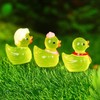 32Pcs Resin Mini Ducks with Hats and Tie 8 Designs