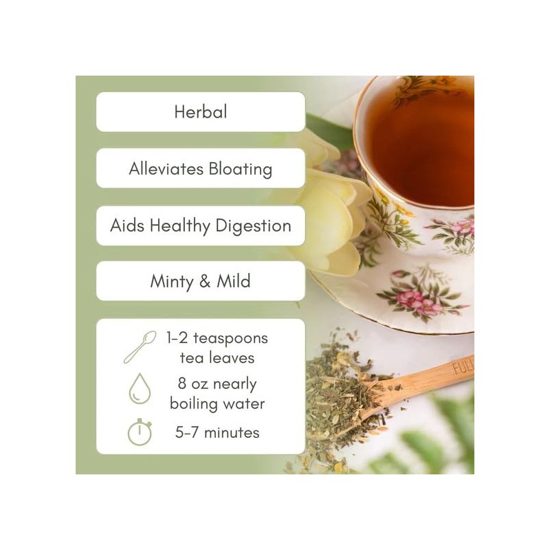 Organic Bloat Relief Tea - 2 Ounce (Approx. 30 Servings)