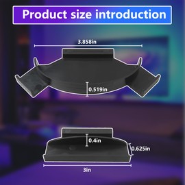 New Upgated Hue Light Strip Brackets Kit for Philipss 55 inch 65 inch 75 inch, Gradient Long-Wearing LED Light Strip Brackets Holder Set - Black