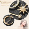 RUAKIVA 6 Pcs Clips de Pelo,Pinzas para el Pelo con