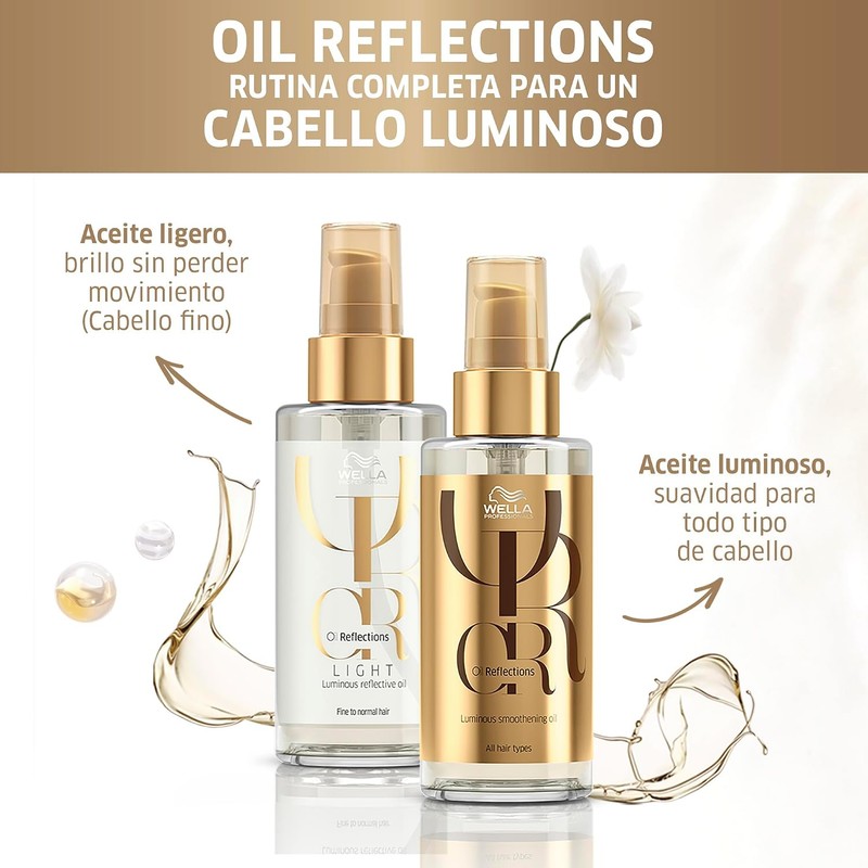 Wella Professionals Oil Reflections Aceite Normal Brillo y Suavidad 100ml