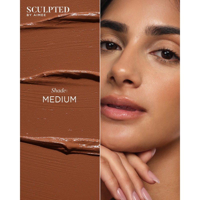 Sculpted by Aimee Cream Luxe Bronze, Cream Bronzer for Face,