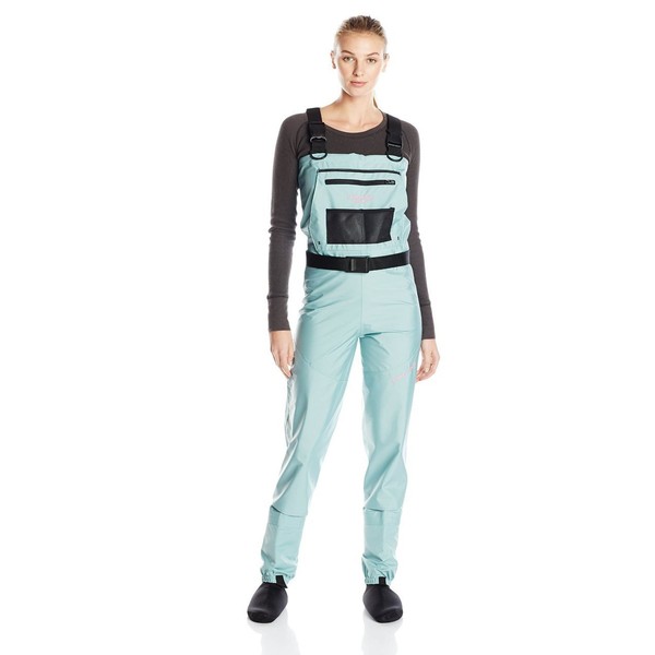Caddis Women's Attractive Teal Deluxe Breathable Stocking Foot Chest Wader,