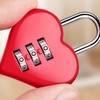 Heart 3-Dial Mini Lock Lock 10ea