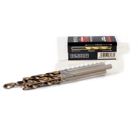 Ferrcan HSS Metal Drill Bit DIN338 M35 5% Cobalt Turbomax for Drilling in Stainless Steel, Iron and Other Metals Pack of 5 Pieces per Size