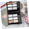 PACKOVE 1Set Empty Eyeshadow Case with Mirror Refillable Highlighter Blush