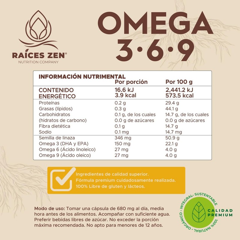 Omega 3-6-9 | Con Aceite de Pescado (EPA y DHA),