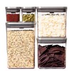 OXO Plastic Storage Container, Sealed, 0.7 gal (2.6 L), Stainless