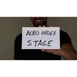 Murphy's Magic Supplies, Inc. Blake Vogt Acro Index Dry Eraser Large 5" x 8" (Gimmicks and Online Instructions)