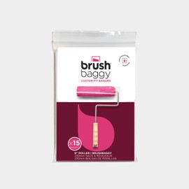 BRUSH BAGGY 9 inch Paint Roller Brush (15-Pack)