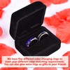 5 Pieces Stainless Steel Changing Color Mood Ring Unisex Temperature