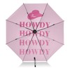 FFYHO Folding Inverted Umbrella Pink Poster Howdy Portable Windproof Umbrellas