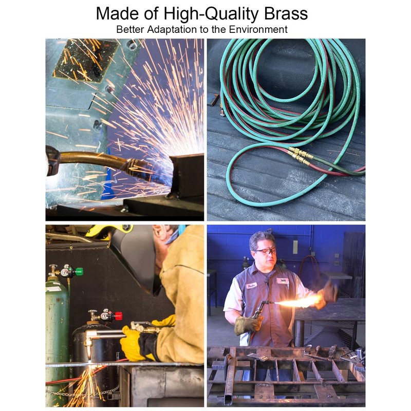 QNHEAY Regulator to Hose Kit for Torch Welding and Cutting