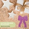 YELARXI Glitter Bow Iron on Patches Sequin Sew on Bows