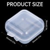 10 Pcs Mini Clear Plastic Box, 1.8 mm Thicken Transparent