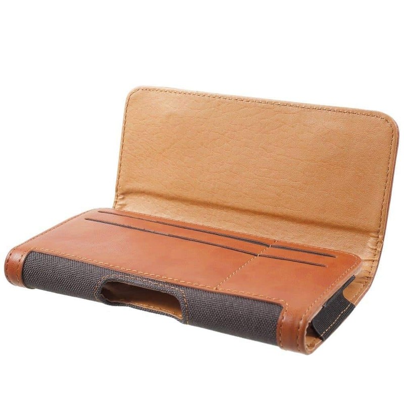 DFV mobile - Case Metal Belt Clip Horizontal Textile and