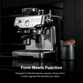 Crema Coffee Products Replacement Steam Lever for Breville Espresso Machines | Ergonomic Stainless Steel Design | Compatible with Barista Express, Infuser, Barista Pro | Easy Grip | Silver Finish