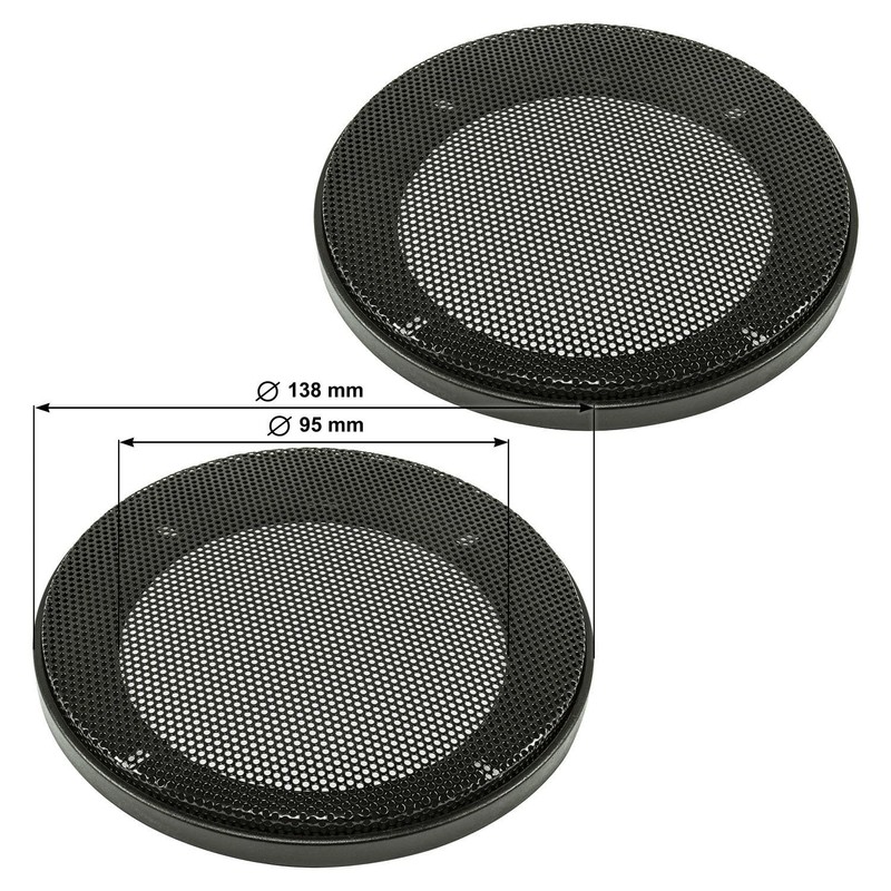 tomzz Audio 2800-000 Loudspeaker Grille for 100 mm DIN Speaker