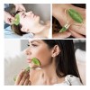 Set Masajeador Facial Jade Rodillo Gua Sha Piel Antiedad