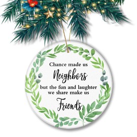 Christmas Ornament 2023 Round Christmas Keepsake Christmas Tree Ornaments 2.95in - Neighbors Friend Ornament