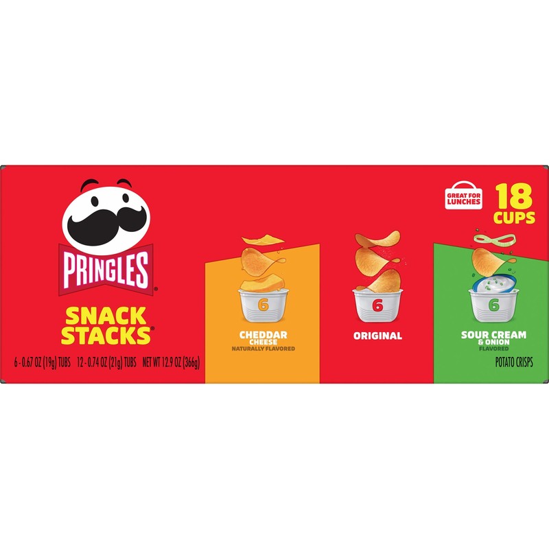 Pringles Potato Crisps Chips, Lunch Snacks, Office and Kids Snacks,