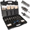 BELIFLY Professional Diesel Injector Seat Brush Cleaning Kit 8090S on
