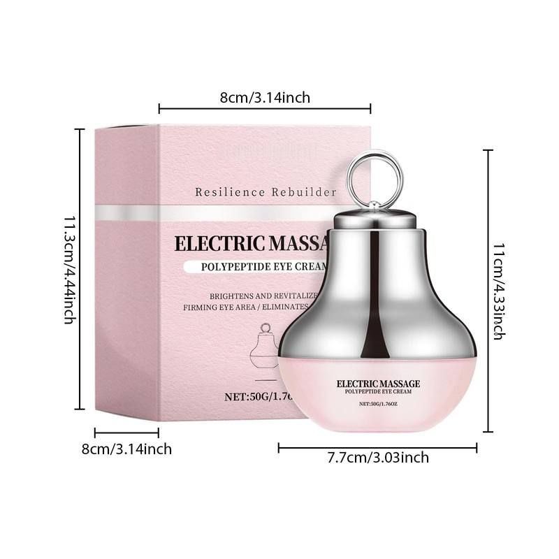 iSZEYU Electric Massage Eye Cream, Polypeptide Dark Circle Treatment, Firming