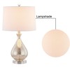 Maxax Glass Table Lamp Set of 2 for Living Room,