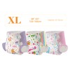 Aimisin Adult Printed Diapers,X-Large-The Alpaca Couple, 7 Pieces for Men
