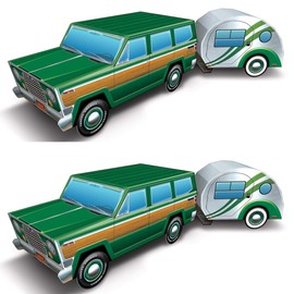 3-D Travel America Road Trip Centerpiece Pack of 2