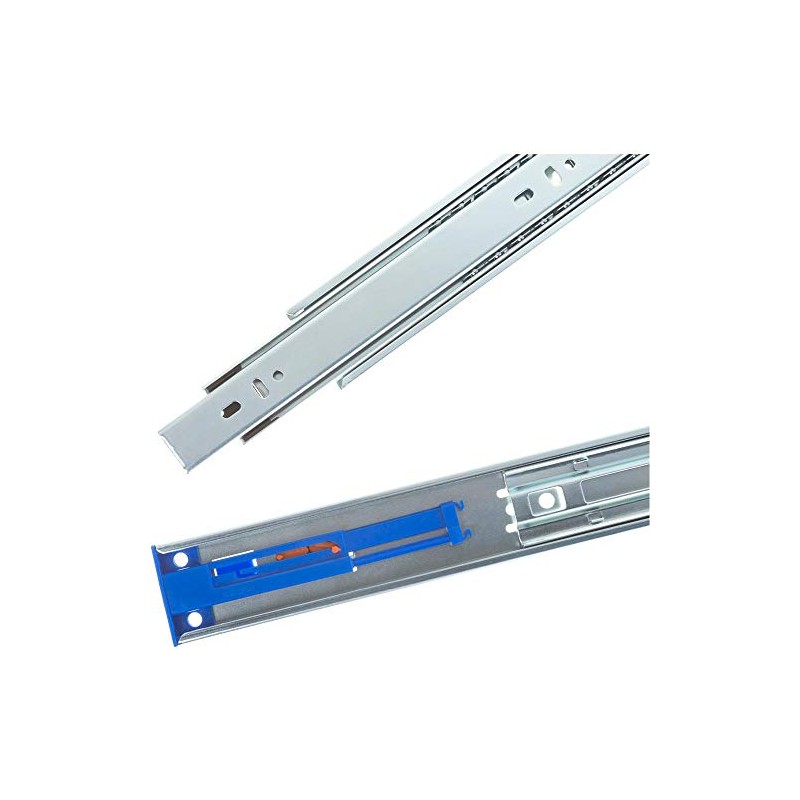 Shop Fox D4449 Push-To-Open Ball Bearing Drawer Slide, 16-Inch