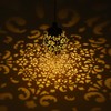 (2 Pack) Hanging Solar Lights, Tomshine Solar Lantern LED Moroccan
