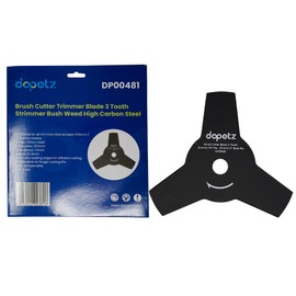 Dapetz ® Brush Cutter Trimmer Blade 3 Tooth Strimmer Bush Weed Eater Wacker, Edging, High Carbon Steel Attachment for Gardening and Efficient Cutting