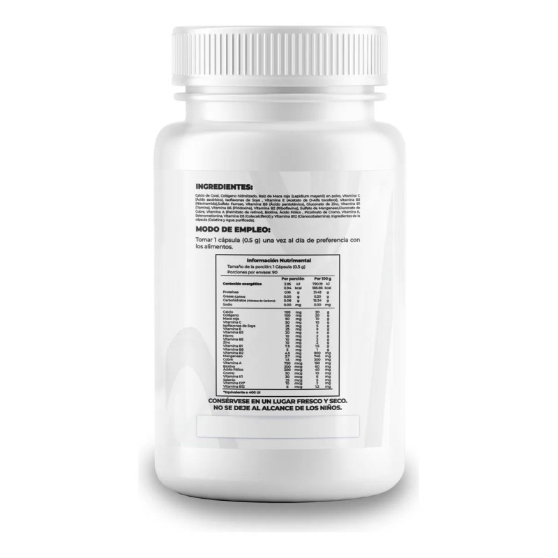 Multivitamínico De Mujer Vitaminas 90 Cápsulas Sabor Sin Sabor