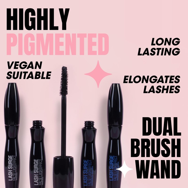 Collection Cosmetics Lash Surge Mascara, False Lash effect, 8ml, Waterproof