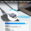 QIANRENON 10Gbps USB C to Micro B External Hard Drive