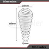 Amavoler Muffler Exhaust Wash Plug Aftermarket Replacement Parts Fit for