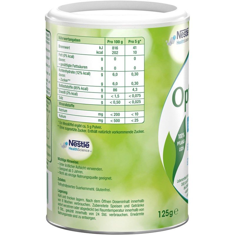 OptiFibre 125 g tin | soluble fibre | for irritated