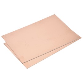 sourcing map Pack of 2 PCB Copper Laminate Board 200 x 150 x 1.5 mm FR4 Glass Fibre Double-Sided