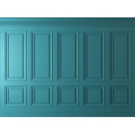 Green Retro Room Classic Interior Backdrop Vintage European Frame Green Wall Photography Backdrop Art Portrait Photo Props (6x4ft)