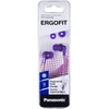Panasonic ErgoFit Wired Earbuds, in-Ear Headphones with Dynamic Crystal-Clear Sound