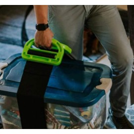 OUKEYI Correa de elevación y Movimiento 2 Unidades, Correas de Transporte con Asas duraderas Que soportan Objetos Pesados de 600 Libras para Muebles, Cajas, colchones, construcción